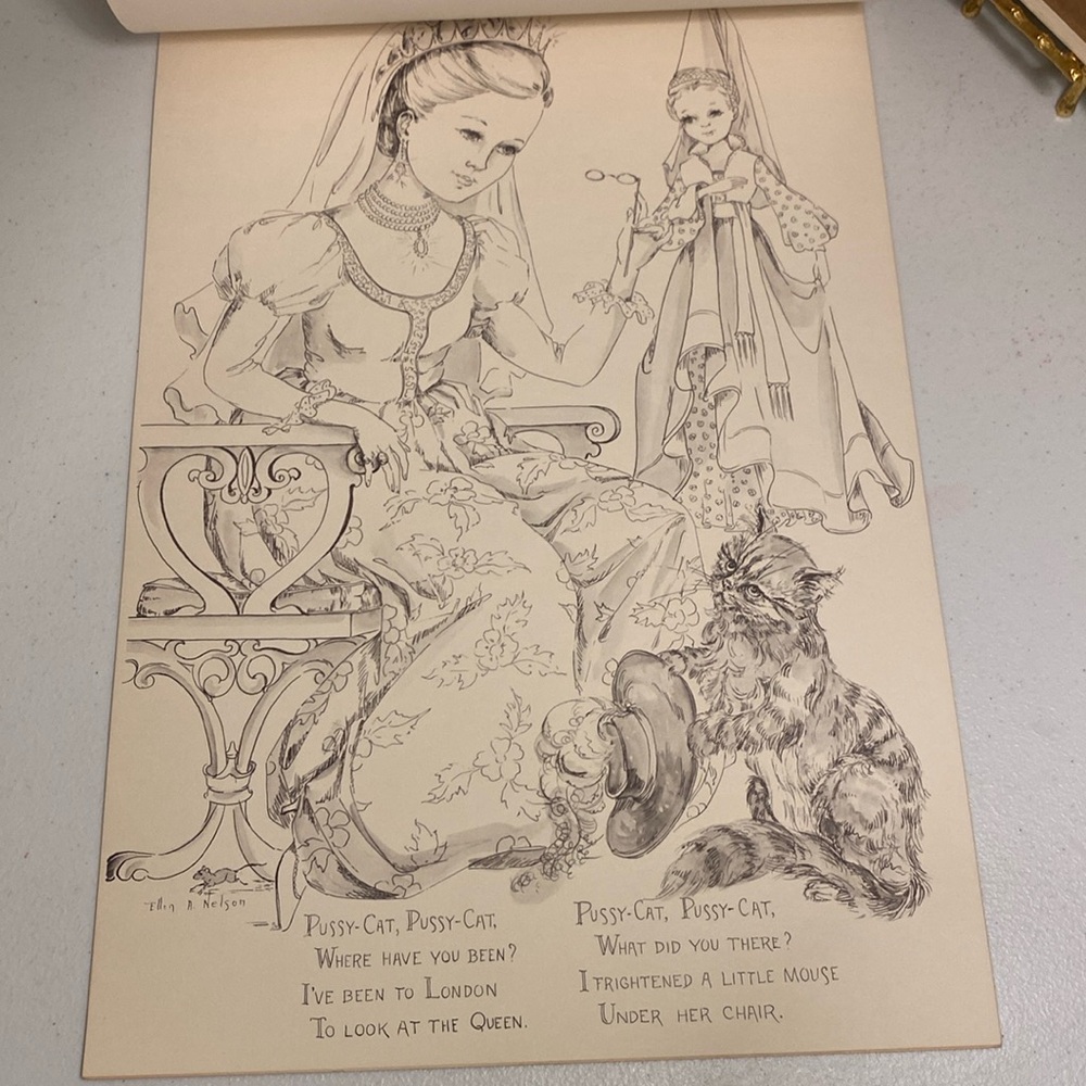 Vintage Red Farm Studio Kim’s Childhood Memories Coloring Book - Picture 9 of 13